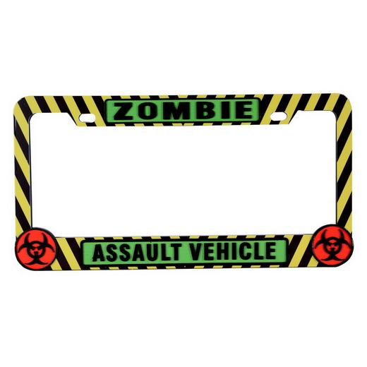 Pilot Zombie Assault Vehicle License Plate Frame